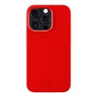 Ochranný silikonový kryt Cellularline Sensation pro Apple iPhone 13 Pro Max, červený