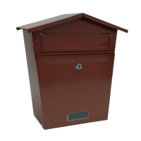 Poštovní schránka Modern H hnědá, 365x365x133 mm