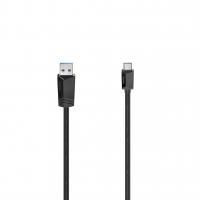 Hama USB-C 3.2 Gen1 kabel typ A-C 0,75 m, černý