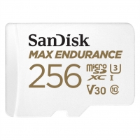 SanDisk MAX ENDURANCE microSDXCCard s adaptérem 256GB