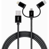 Kabel USB / 3v1 / 1m YENKEE YCU 400 BK