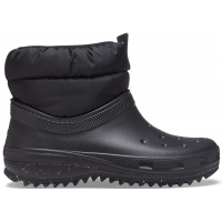 Crocs Classic Neo Puff Shorty Boot - Black, W6 (36-37)