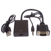 PremiumCord VGA+audio elektronický konvertor na rozhraní HDMI FULL HD 1080p