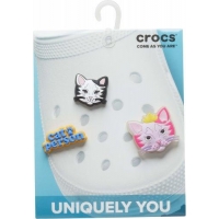 Crocs ozdoba Jibbitz Cat Person- 3 Pack