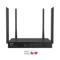 Tenda W18E WiFi Hotspot AC1200 Gigabit Router, 1xWAN, 2xWAN/LAN, 1xLAN, VPN,IPv6, Captive portal,Kov