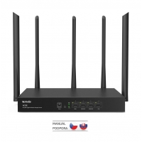 Tenda W20E WiFi Hotspot AC1350 Gigabit Router, 1xWAN, 2xWAN/LAN, 1xLAN, VPN,IPv6, Captive portal,Kov