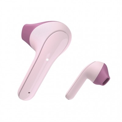 Hama Bluetooth sluchátka Freedom Light, pecky, nabíjecí pouzdro, růžová - růžová