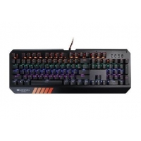 CANYON herní klávesnice Hazard GK-6 CZ/SK, drátová, mechanická se svetelnými efekty, 104 kláves, 10 typu podsvícení