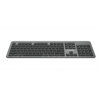 CANYON bezdrátová bluetooth klávesnice BK-10, 104 kláves,tenká, Apple MacOS Layout, US,cerná
