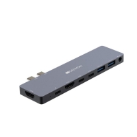 Canyon dokovací stanice DS-8, 8v1, pro Apple Mackbook Power Delivery (USB-C)