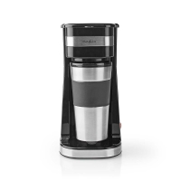 Kávovar Nedis KACM300FBK ,Maximální kapacita: 0.4 l, Počet šálků najednou: 1, Funkce udržení teploty 