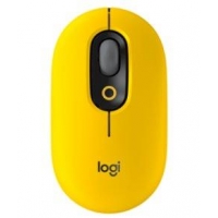 Logitech POP Mouse with emoji, černo-zlatá