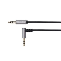 Kabel Kruger&Matz úhlový - přímý Jack 3.5 stereo 1.0m