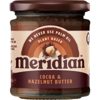Meridian Cocoa and Hazelnut Butter 170g (Kakaovo-lískooříškový krém)