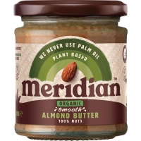 Meridian Almond Butter 170g Smooth Organic (Mandlový krém jemný BIO)
