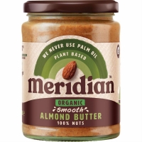 Meridian Almond Butter 470g Smooth Organic (Mandlový krém jemný BIO)