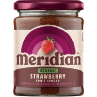 Meridian Fruit Spread 284g strawberry Organic (Jahodový džem BIO)