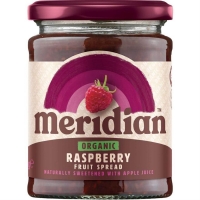 Meridian Fruit Spread 284g raspberry Organic (Malinový džem BIO)