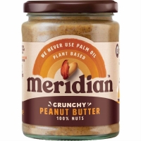 Meridian Peanut Butter 470g Crunchy (Arašídový krém křupavý)