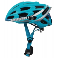 SAFE-TEC Chytrá Bluetooth helma/ Repro/ TYR 2 Turquoise L