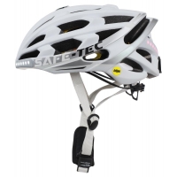 SAFE-TEC Chytrá Bluetooth helma/ Repro/ MIPS/ TYR3  White L - bílá, vel. L