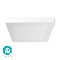 SmartLife Stropní světlo | Wi-Fi | RGB / Studená Bílá / Teplá Bílá | Obdélník | 30 x 30 x 3.8 cm | 1400 lm | 2700 - 6500