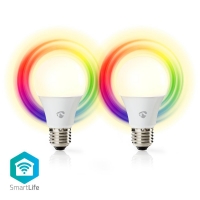 SmartLife Plnobarevná Žárovka | Wi-Fi | E27 | 470 lm | 6 W | RGB / Teplá Bílá | 2700 K | Android™ / IOS | A60