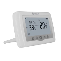 Chytrý termostat Tellur WiFi Smart