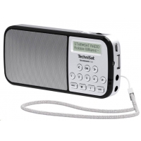 DAB+ kapesní rádio TechniSat Techniradio RDR, AUX, FM, USB, stříbrná
