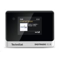 Internetové stolní rádio TechniSat DIGITRADIO 10 IR, Bluetooth, DAB+, internetové rádio, FM, Wi-Fi, černá/stříbrná