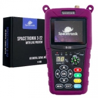 Satelitní měřič signálu Spacetronik S-22 DVB-S2/S2X IPTV M3U H.265