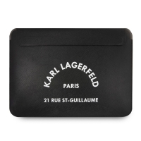 Karl Lagerfeld Saffiano RSG Embossed Computer Sleeve 13/14" Black