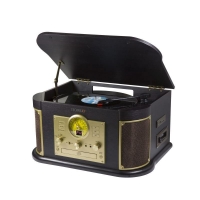 Technaxx Bluetooth přehrávač CD/gramofon/kazeta, konvertor - převod do MP3 formátu (TX-103)