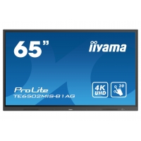 65" iiyama TE6502MIS-B1AG: VA, 4K, 400cd/m2, iiWare, WiFi, 2x Touch Pen, HDMI, 20P