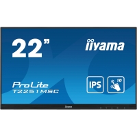 22" LCD iiyama T2251MSC-B1: IPS, FHD, 10P,HDMI,DP