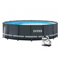 Bazén Florida Premium Grey 4,88x1,22 m + PF Sand 4 vč. přísl. - Intex 28324