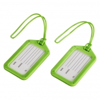Hama identifikační štítek na zavazadlo, zelený, set 2 ks (cena uvedená za set)