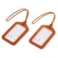 Hama identifikační štítek na zavazadlo, oranžový, set 2 ks (cena uvedená za set)