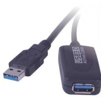 PremiumCord USB 3.0 repeater a prodluž. kabel 10m