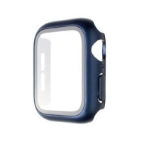 Ochranné pouzdro FIXED Pure+ s temperovaným sklem pro Apple Watch 45mm, modré