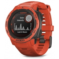 GARMIN chytré GPS hodinky Instinct Solar Flame Red Optic