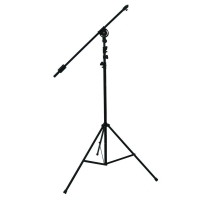 Výsuvný mikrofonní stativ černý max. výška 390 cm