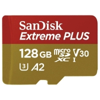 SanDisk Extreme PLUS/micro SDXC/128GB/200MBps/UHS-I U3 / Class 10/+ Adaptér
