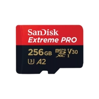 SanDisk Extreme PRO/micro SDXC/256GB/170MBps/UHS-I U3 / Class 10/+ Adaptér