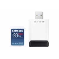 Samsung PRO Plus/SDHC/128GB/160MBps/UHS-I U3 / Class 10/+ Adaptér
