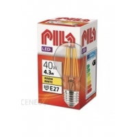 LED žárovka čirá LEDbulb Classic PILA 4,3W (40W) E27 827 A60 CL ND 470Lm 