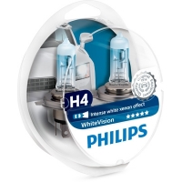 White Vision Philips 12342WHVSM H4 12V 55W (set - 2ks) 