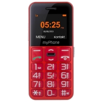 myPhone Halo Easy Senior   1,77"/ Single SIM/ Micro SDHC až 32 GB/ červený