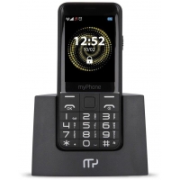 myPhone Halo Q Senior - černý s nabíjecím stojánkem  2,8" TFT/ microSD až 32GB/ 2G/ foto 2Mpx