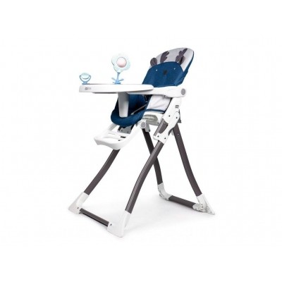 Ecotoys jídelní židlička 2v1 Sobík modrá